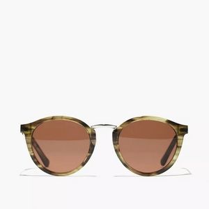 Madewell Indigo Sunglasses - Olive Horn